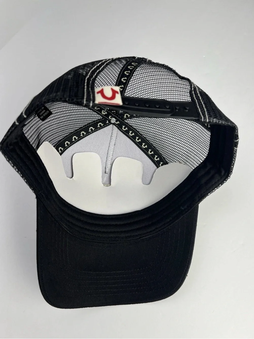 True Religion Trucker Hat Mesh Buddha Logo Snapback One Size -New Without Tag